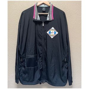 Nike Court Retro Stadium Tennis Black Zip Up Jacket Men’s Size XL